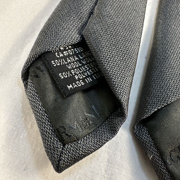 Armani Collezioni Tie Mens Made In Italy Silk Formal Dresswear 60" x  3.75 - Picture 8 of 11